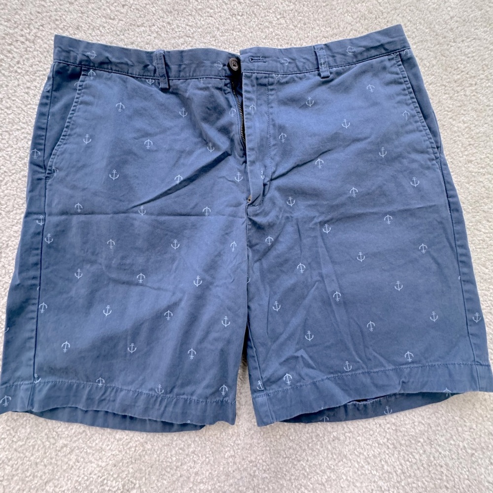 Navy Anchor shorts.